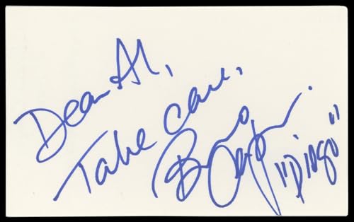 Bruno Campos Nip/Tuck "Dear Al, Take care" Signed 3x5 Index Card BAS #AD70405