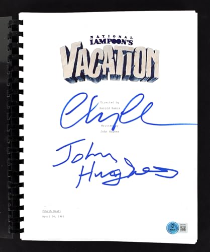 Chevy Chase Vacation "John Hughes" Authentic Signed Movie Script BAS #1W377558