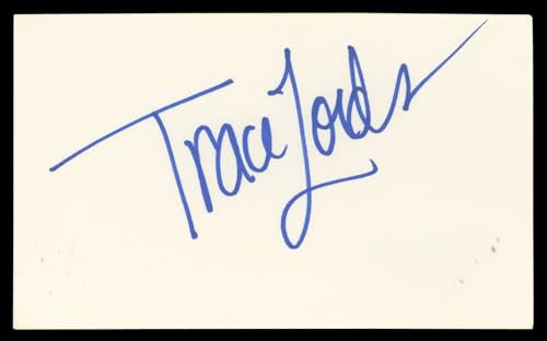 Traci Lords Cry Baby Authentic Signed 3x5 Index Card Autographed BAS #BN35212
