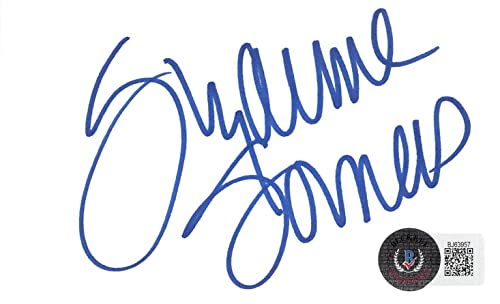 Suzanne Somers Three's Company Authentic Signed 3x5 Index Card BAS #BJ63957