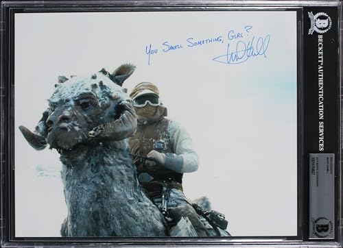 Mark Hamill Star Wars The Empire Strikes Back Signed 8x10 Photo BAS Slabbed