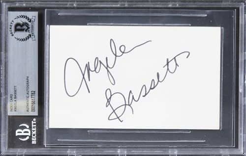 Angela Bassett What's Love Got to Do with It Signed 3x5 Index Card BAS Slabbed 2