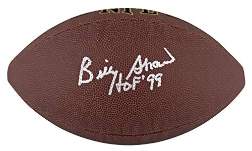 Bills Billy Shaw "HOF 99" Authentic Signed Super Grip Nfl Football BAS Witnessed