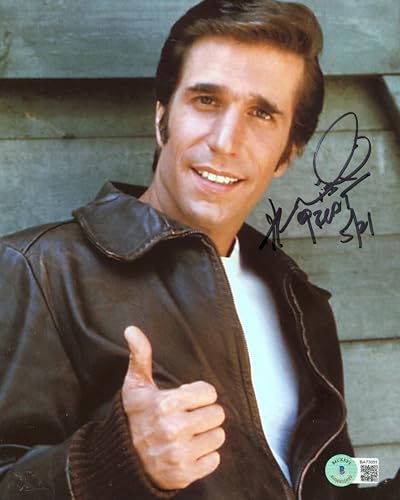 Henry Winkler Happy Days "Is Great" Authentic Signed 8x10 Photo BAS #BA73091