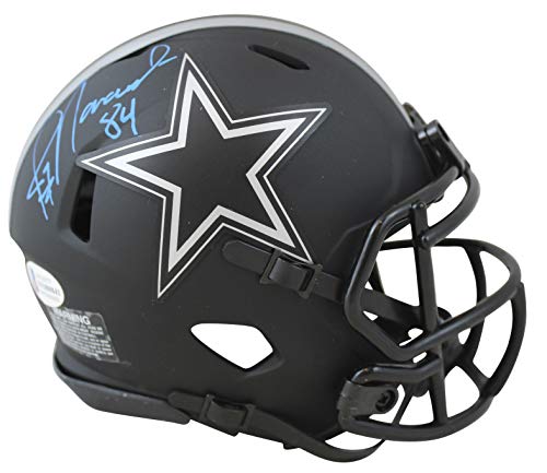 Cowboys Jay Novacek Authentic Signed Eclipse Speed Mini Helmet BAS Witnessed