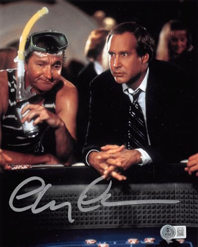 Chevy Chase Vegas Vacation Authentic Signed 8x10 Photo BAS Witnessed #1W377398