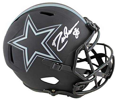 Cowboys Drew Pearson Signed Eclipse Full Size Speed Rep Helmet BAS Witnessed