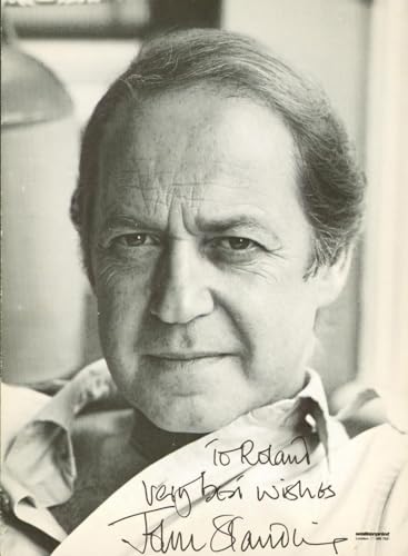 John Standing V for Vendetta "To Roland" Signed 4x5.5 Photo BAS #BM03258