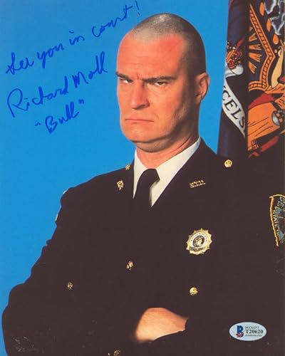 Richard Moll Night Court "See You In Court!" Signed 8x10 Photo BAS #T20620