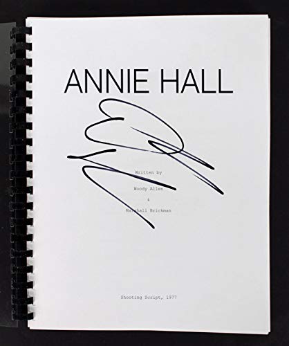 Diane Keaton Authentic Signed Annie Hall Movie Script Autographed BAS #E57573