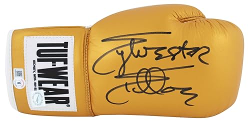 Sylvester Stallone Rocky Signed Right Hand Gold Tuf-Wear Boxing Glove BAS