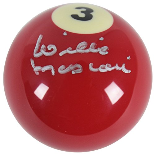Willie Mosconi Authentic Signed #3 Billiards Pool Ball Autographed PSA #Y43980