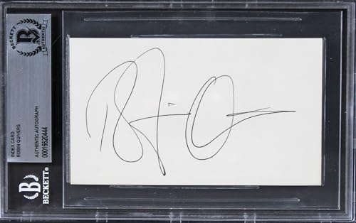 Robin Quivers Private Parts Authentic Signed 3x5 Index Card BAS Slabbed