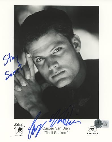 Casper Van Dien Thrill Seekers "Stay Sweet" Signed 8x10 Photo BAS #BM03306