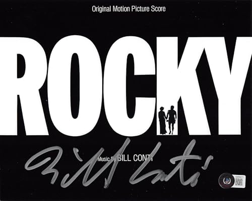Bill Conti Rocky Authentic Signed 8x10 Horizontal Photo Autographed BAS 2
