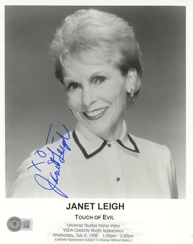 Janet Leigh Touch of Evil "XO" Authentic Signed 8x10 Photo BAS #BL44586