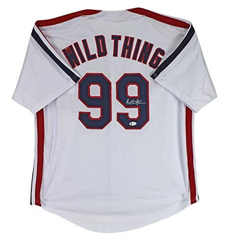 Charlie Sheen Major League Authentic Signed Wildthing Jersey BAS Witnessed