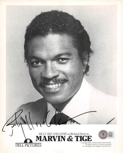 Billy Dee Williams Marvin & Tige Authentic Signed 8x10 Photo BAS #BL44857