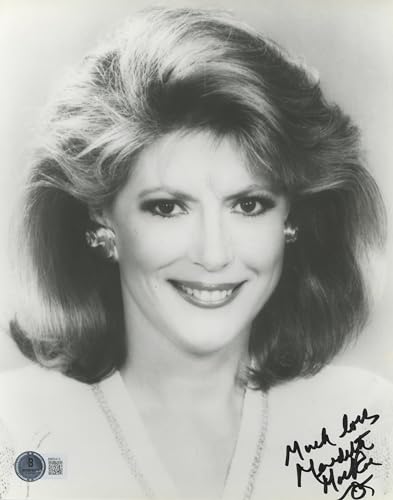 Meredith MacRae Bikini Beach "Much Love" Signed 8x10 Photo BAS #BM03413