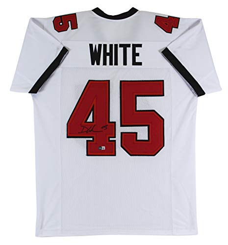 Devin White Authentic Signed White Pro Style Jersey Autographed BAS Witnessed