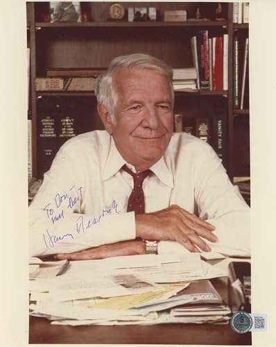 Harry Reasoner 60 Minutes "My Best" Authentic Signed 8x10 Photo BAS #BM03434