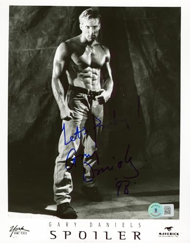 Gary Daniels Spoiler "Lets Party!" Authentic Signed 8x10 Photo BAS #BL96182