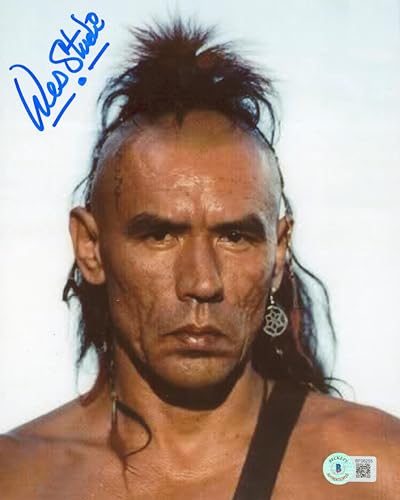 Wes Studi The Last of the Mohicans Authentic Signed 8x10 Photo BAS #BF06255