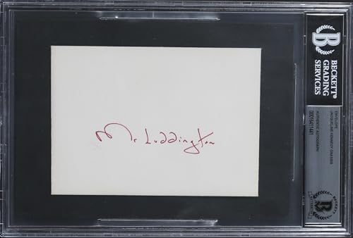 Jacqueline Kennedy Onassis Signed Handwriting 3.75x5.25 Envelope BAS Slabbed