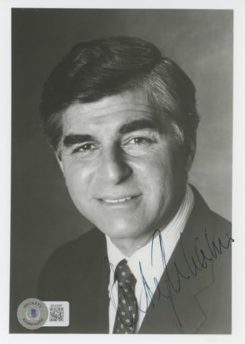 Michael Dukakis Governor Authentic Signed 5x7 Black & White Photo BAS #BK43297
