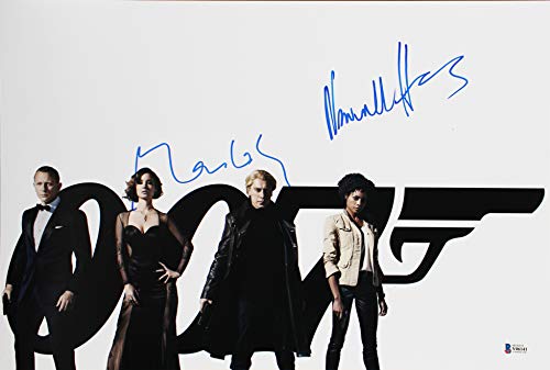 Skyfall Naomie Harris & Berenice Marlohe Signed 12x18 Photo BAS #Y06141