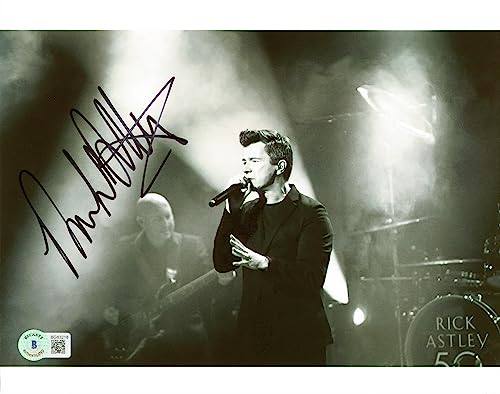 Rick Astley Authentic Signed 8x10 Black & White Photo Autographed BAS #BG83218