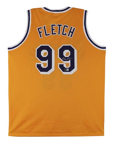 Chevy Chase Authentic Signed Yellow Fletch Jersey Autographed BAS Witnessed 2