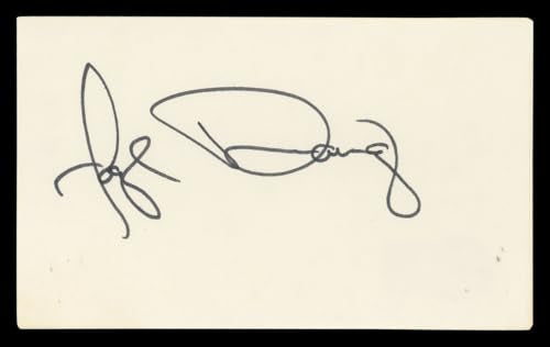 Faye Dunaway Bonnie & Clyde Authentic Signed 3x5 Index Card BAS #BN06470