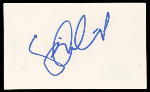 Sara Gilbert Roseanne Authentic Signed 3x5 Index Card Autographed BAS #BN06489