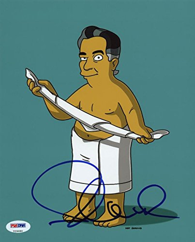 Placido Domingo The Simpsons Signed Authentic 8X10 Photo PSA/DNA #V29680