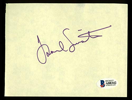 Frank Sinatra Authentic Signed 4.25x5.5 Yellow Album Page BAS #A88342
