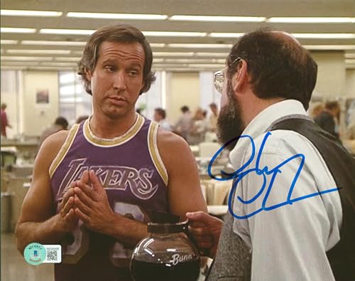 Chevy Chase Fletch Authentic Signed 8x10 Photo w/ Boss BAS Witnessed