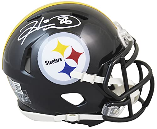 Steelers Hines Ward Authentic Signed Speed Mini Helmet Autographed BAS Witnessed