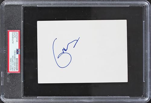 Eric Clapton Authentic Signed 4x6 Index Card PSA/DNA Slabbed