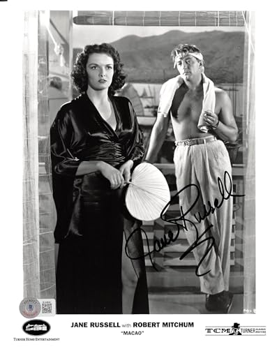 Jane Russell Macao Authentic Signed 8x10 Photo Autographed BAS #BL44640