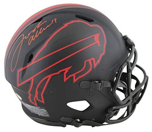 Bills Josh Allen Signed Eclipse Full Size Speed Proline Helmet BAS Witnessed