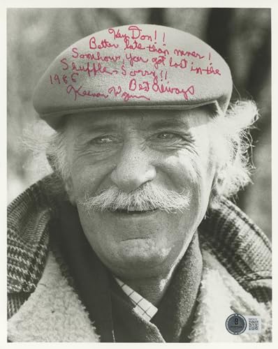 Keenan Wynn Dr. Strangelove "Better Late" Signed 8x10 Photo BAS #BM03419