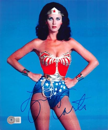 Lynda Carter Wonder Woman Authentic Signed 8x10 Photo Autographed BAS #BL76506