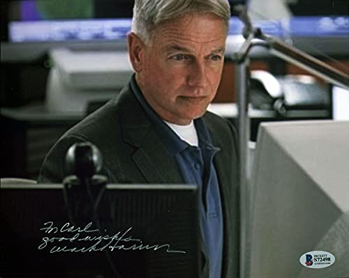 Mark Harmon NCIS Good Wishes Authentic Signed 8x10 Photo Autographed BAS #S72498