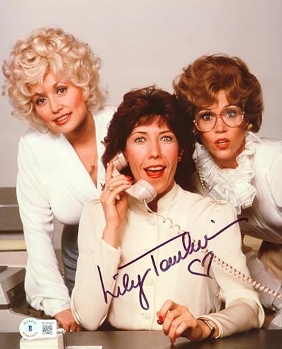 Lily Tomlin 9 to 5 Authentic Signed 8x10 Photo Autographed BAS #BF06355