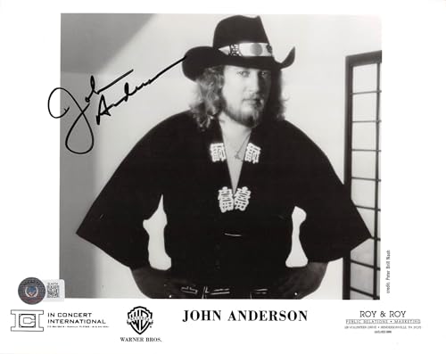 John Anderson Country Music Authentic Signed 8x10 Photo Autographed BAS #BL44704