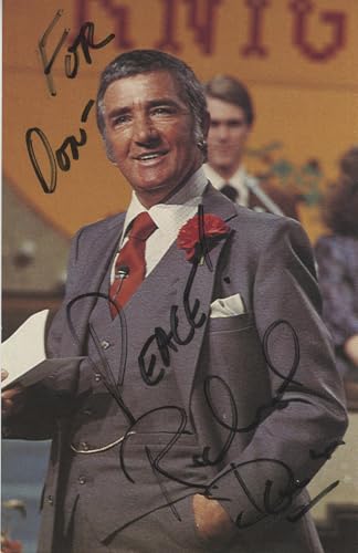 Richard Dawson Match Game "For Don, Peace" Signed 3.5x5.5 Postcard JSA #AX48170