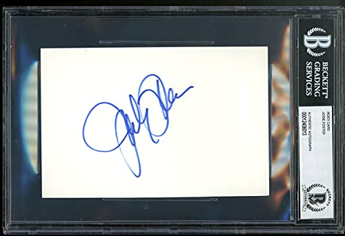 Jodie Foster The Silence of the Lambs Authentic Signed 4x6 Index Card BAS Slab