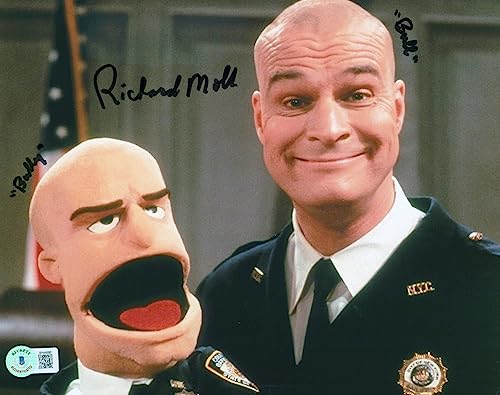 Richard Moll Night Court "'Bull' 'Bully'" Signed 8x10 Photo BAS #BH44886