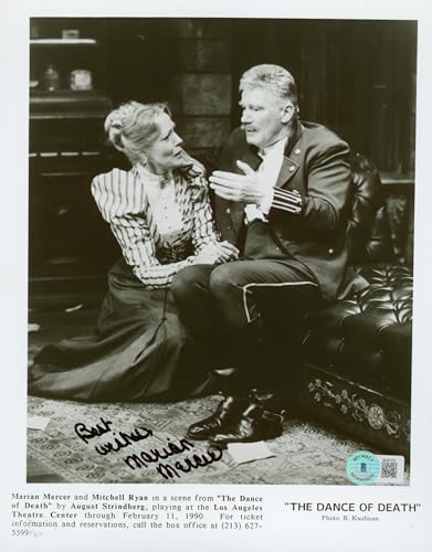 Marian Mercer The Dance of Death "Best Wishes" Signed 8x10 Photo BAS #BL81312